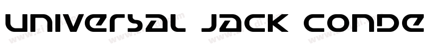 Universal Jack Conde字体转换